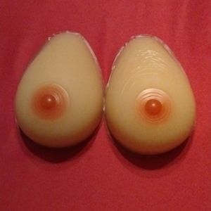 Silicone fake breast